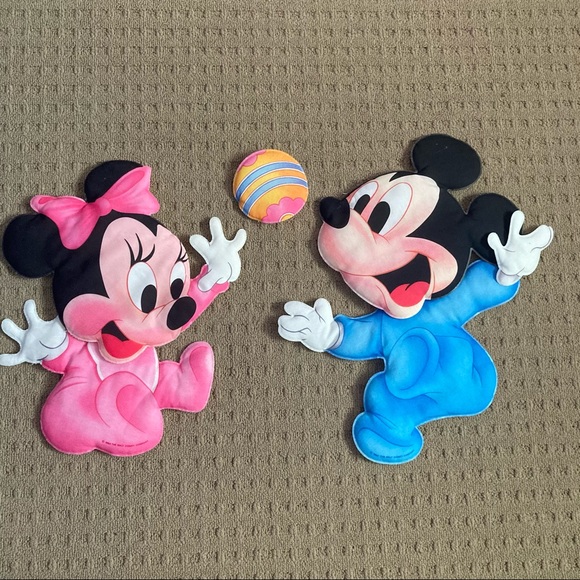Vintage Disney 1984 baby wall hangings